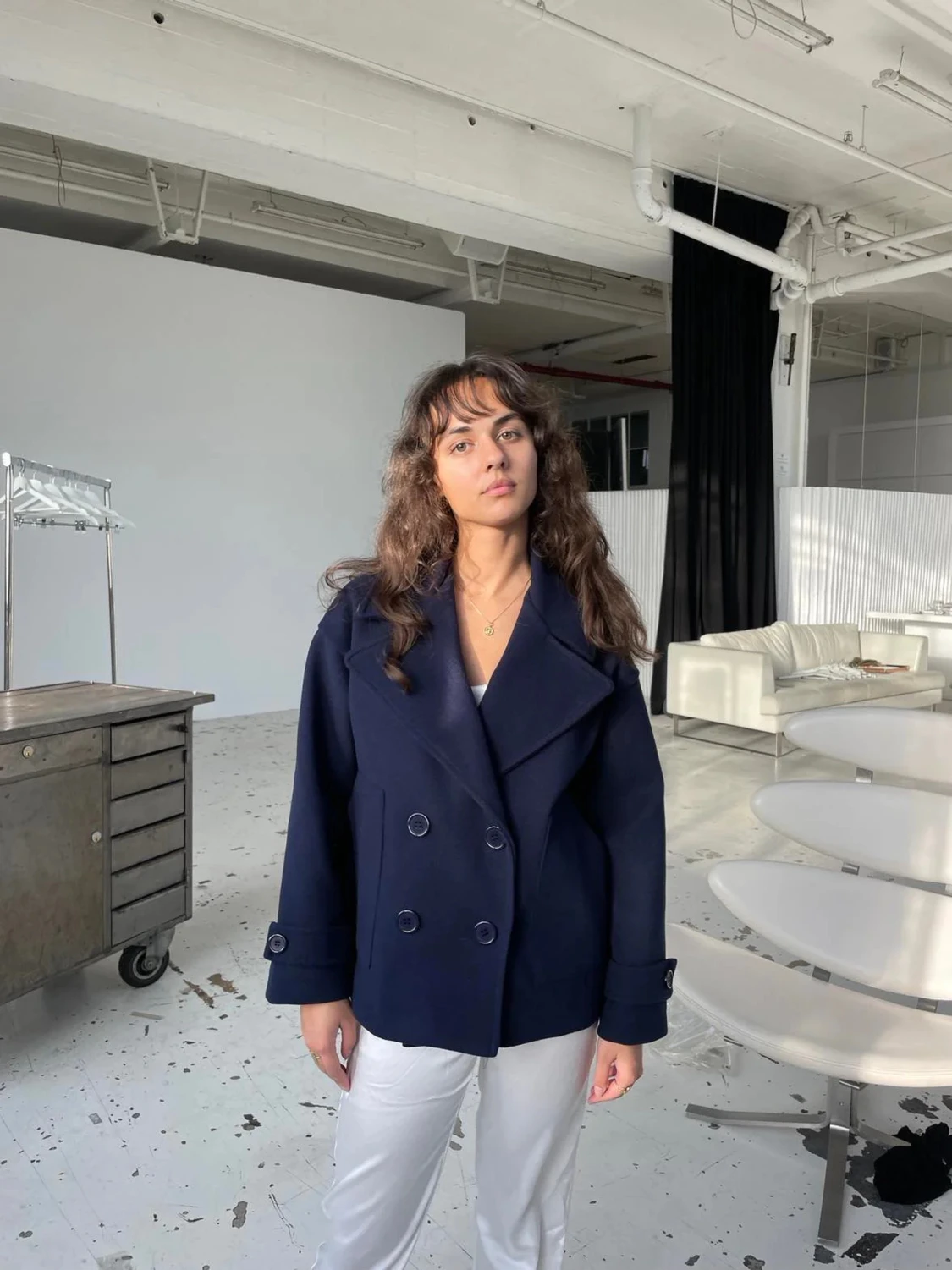 Gina Coat - Navy original 