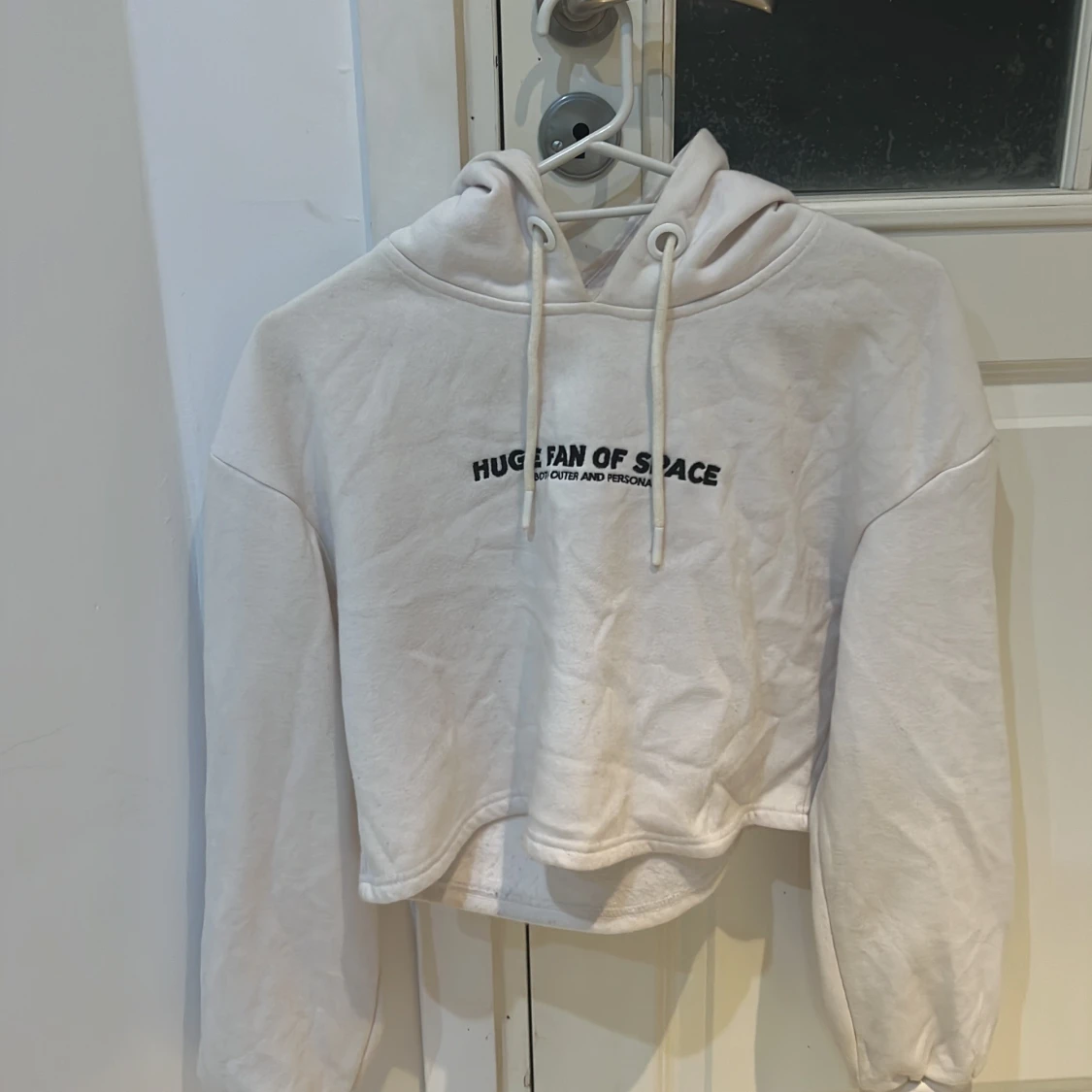 Croppad hoodie