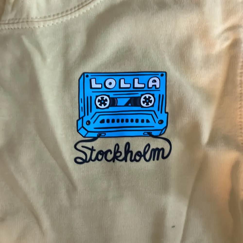 en hoodie köpt på lollapalooza 2022. Helt oanvänd. Storlek S. Sitter som en M. Köpt för 600.. Hoodies.