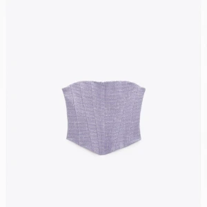 Ginghamrutig korsett-Top - Oanvänd korsett-top från Zara, endast testad. Har lappen kvar.