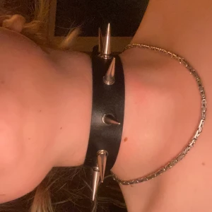 Halvapan med taggar  - Emo halsband 