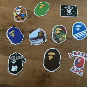 10 snygg bape stickers 