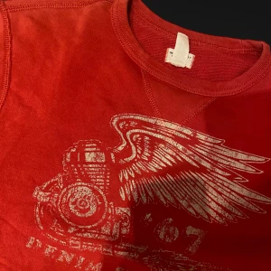 Röd vintage oversized tröja - Väldigt fint, bra kvalitet. Priset diskuterbart