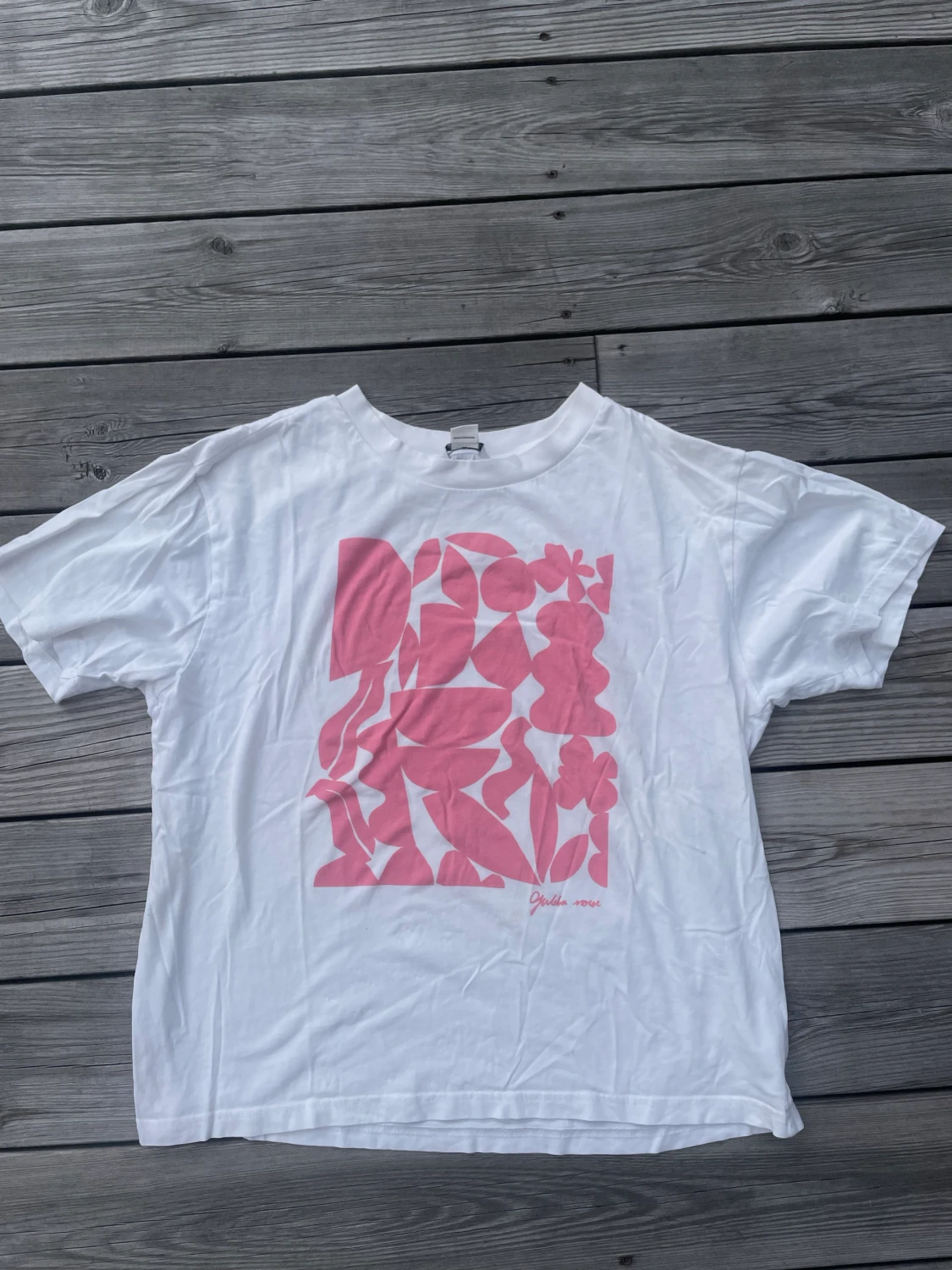 Vit t-shirt med tryck!!