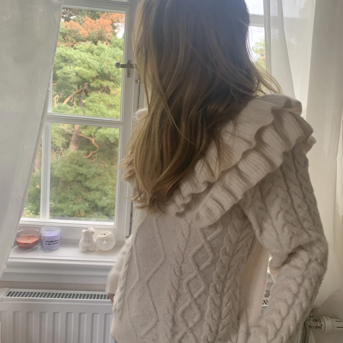 Stickad volang tröja!🤩🍾🥰