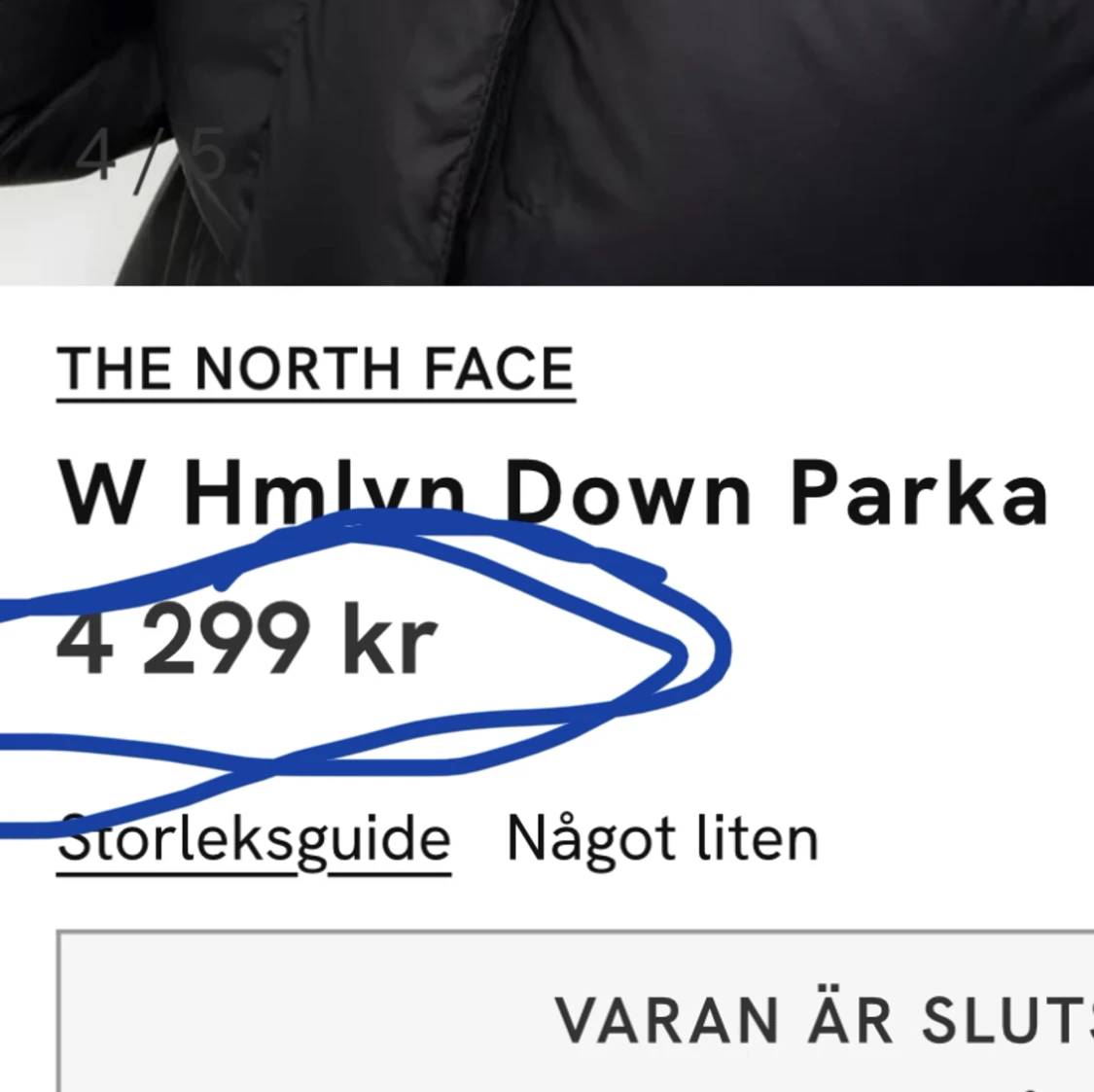 North Face Jacka - 90