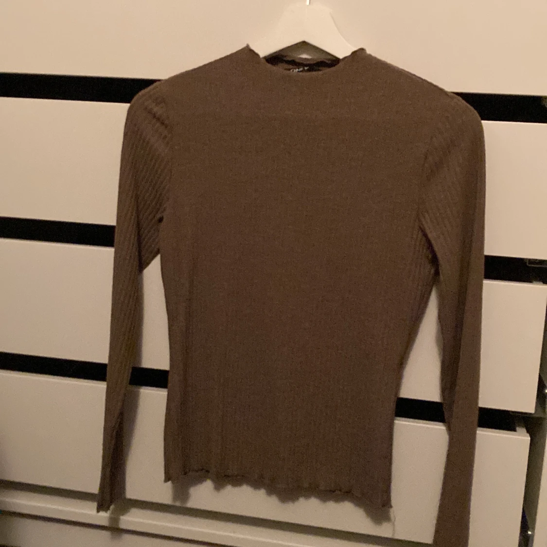 Turtle neck, brun - 90