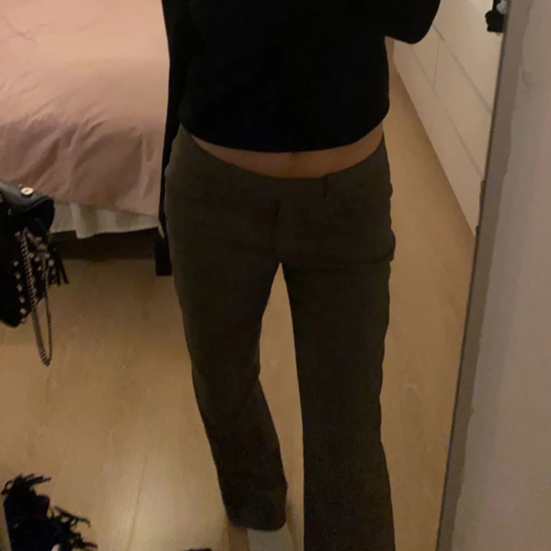 Lågmidjade kostymbyxor - 90