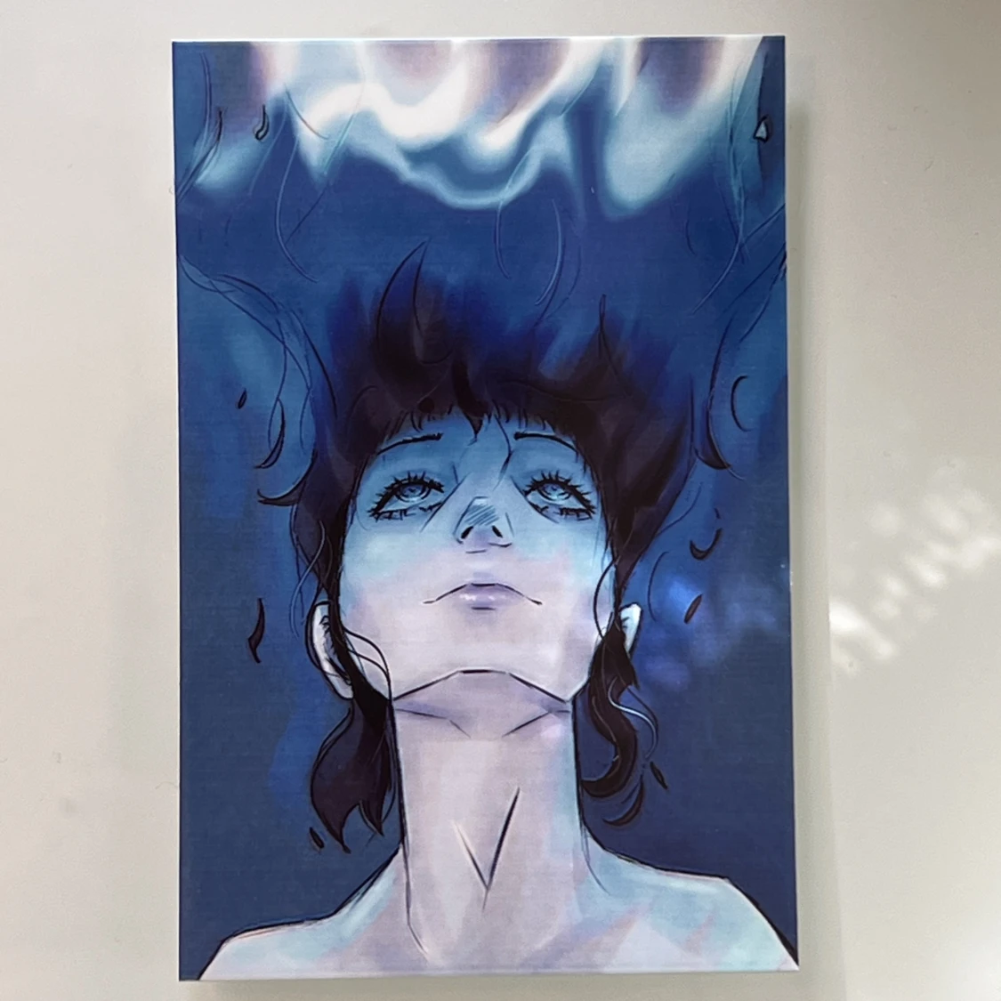 Klistermärke- Blue Fire