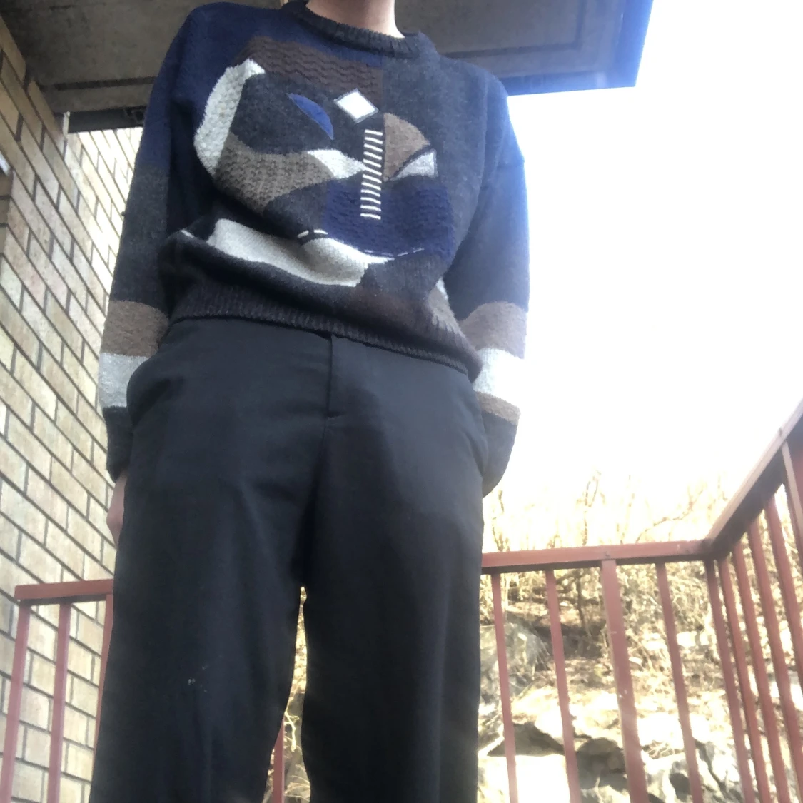 Barcelino stickad tröja svart - 91