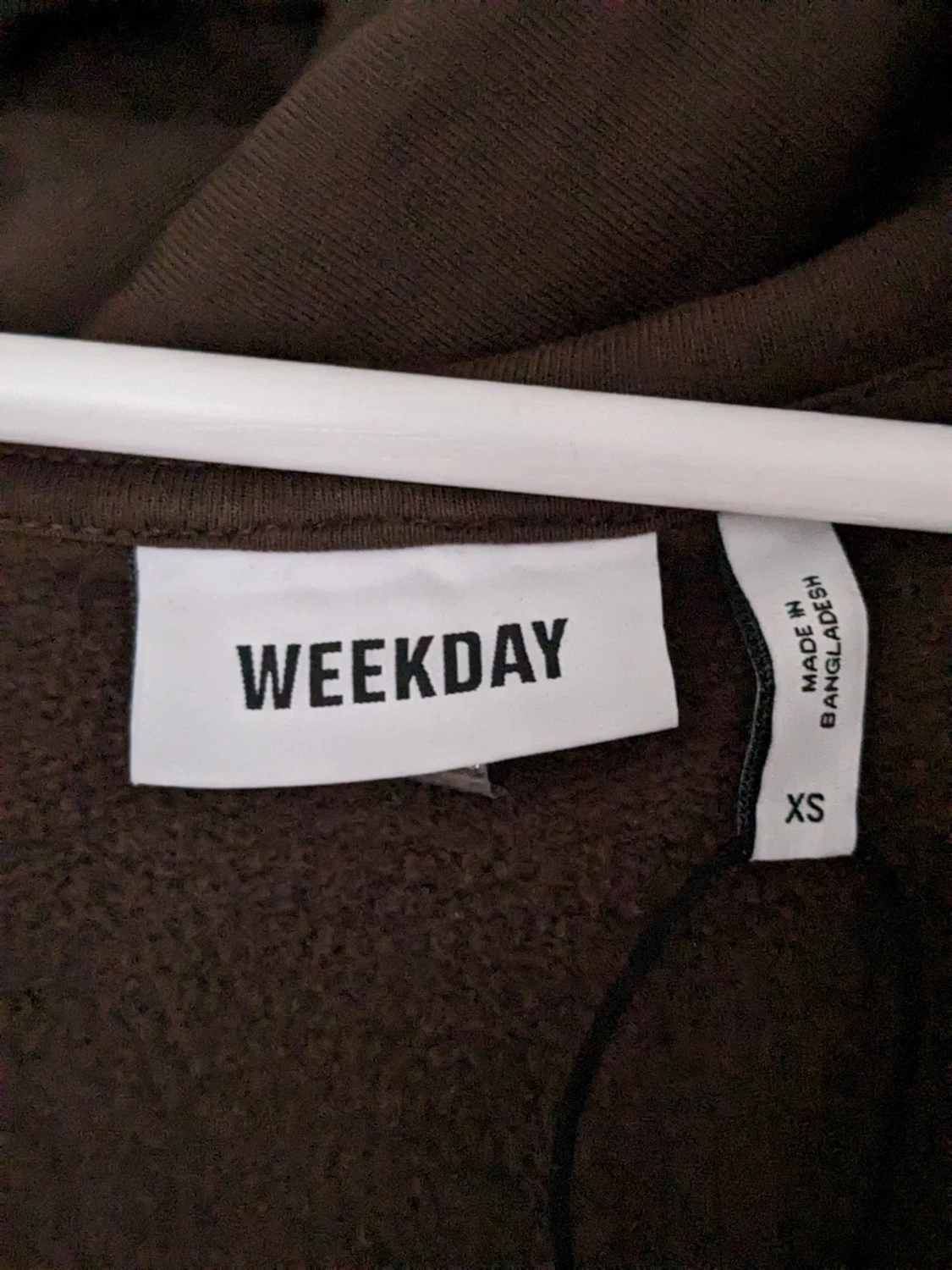 Brown full zipup Weekday  - 90