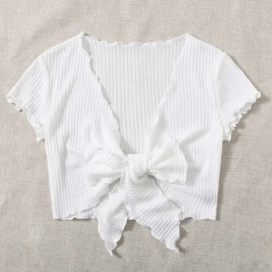 Vit topp - Vit knyt topp. Knappt använd. Storlek Xs