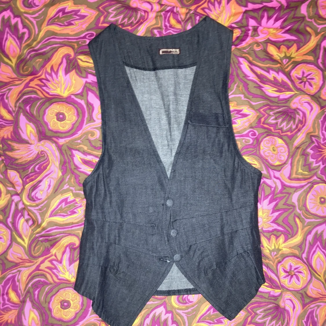jeans vest 