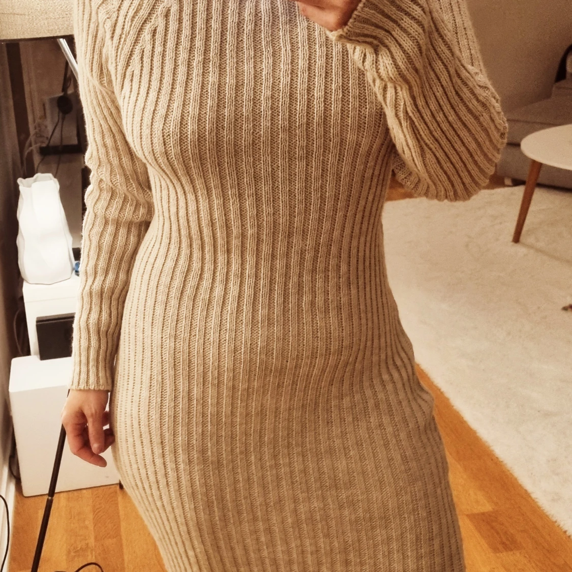 Stickad klänning  - 90