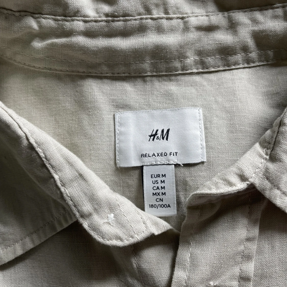 Oversized linneskjorta - 90