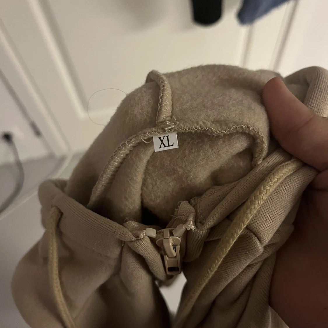 Beige zip hoodie  - 91