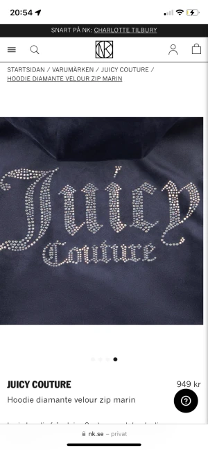 Juicy couture kofta  - Jättesöt o cool juicy couture kofta🤩 Nypris 995kr mitt pris 499kr💗💕 Aaas fin och i nyskick😍💗💕