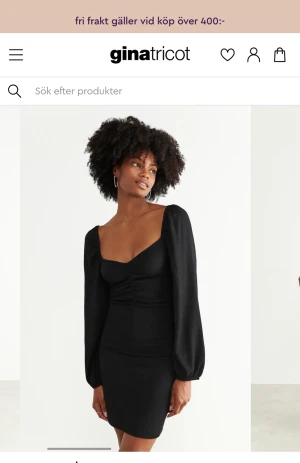 Klänning - säljer min klänning från gina tricot endast använd 1 gång skriv för egna bilder 