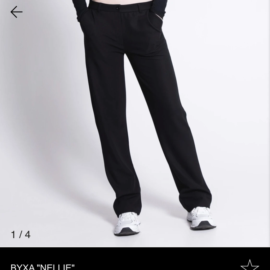 Lågmidjade kostymbyxor  - 90