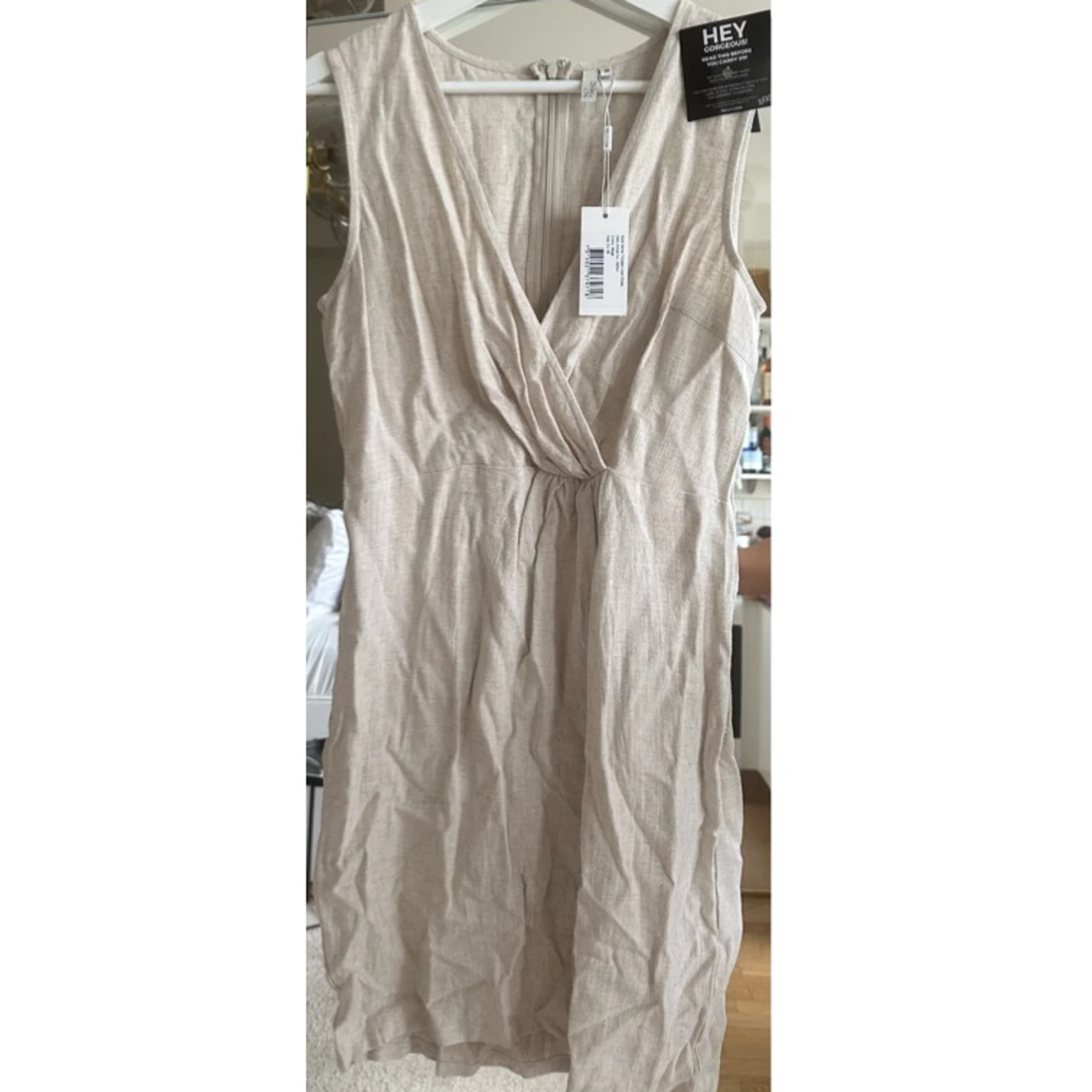 OANVÄND linneklänning