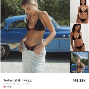 Svart bikinitopp  - Enkel men snygg bikinitopp från NAKD, strl S<3 aldrig använd 💕