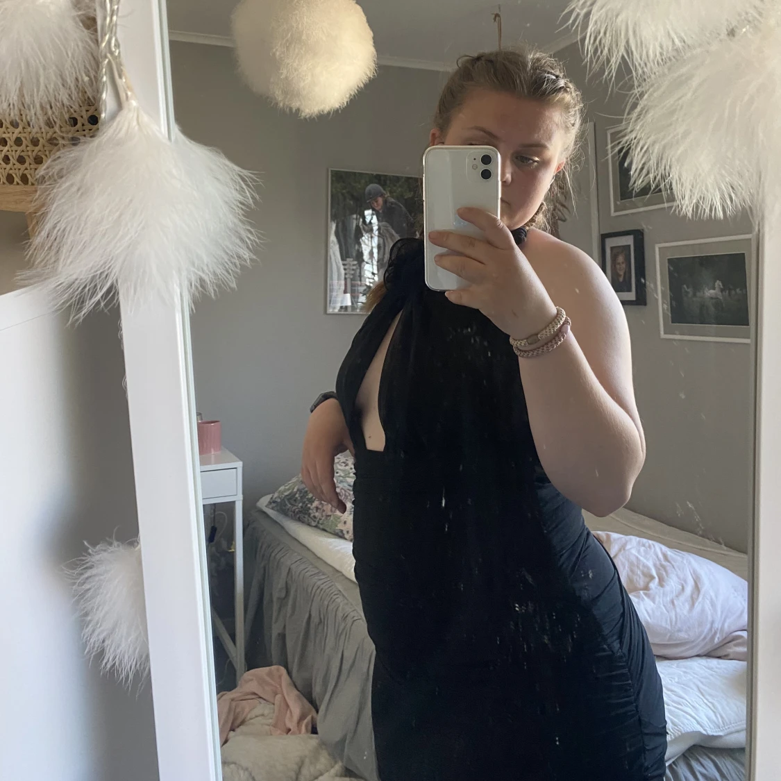 Superfint svart klänning  - 90