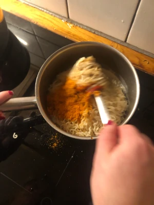 nudlar - dessa är så goda perfekt styrka men tyvärr inte veganska då det innehåller grädde