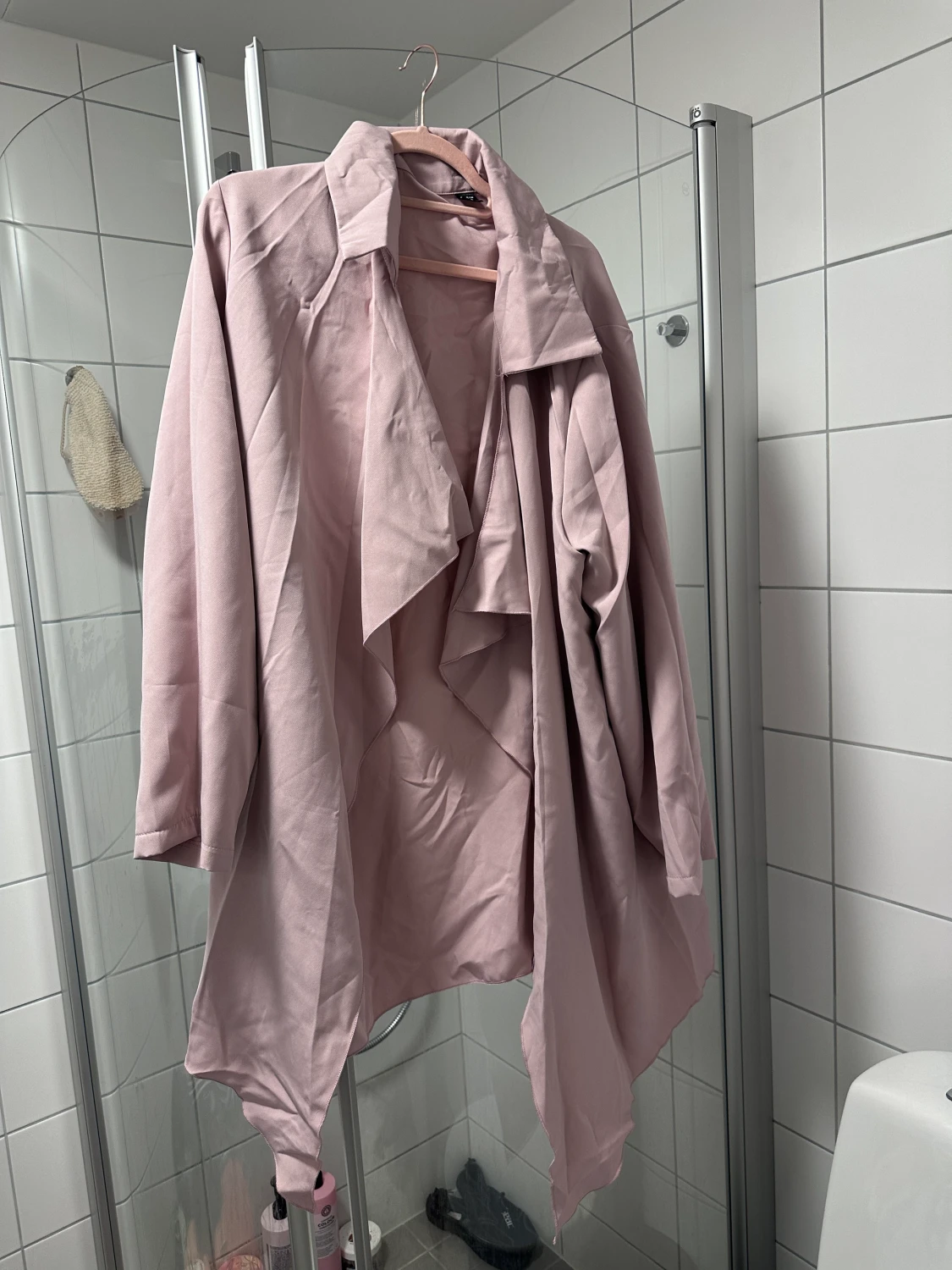 Ljusrosa Waterfall jacka