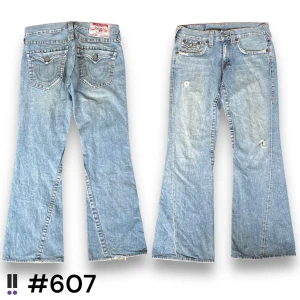 True Religion 607 - True religion joey, 💜midja rakt över, 42cm💜innerben, 84cm💜ytterben, 106cm💜benöppning, 26cm💜modell 180💜 