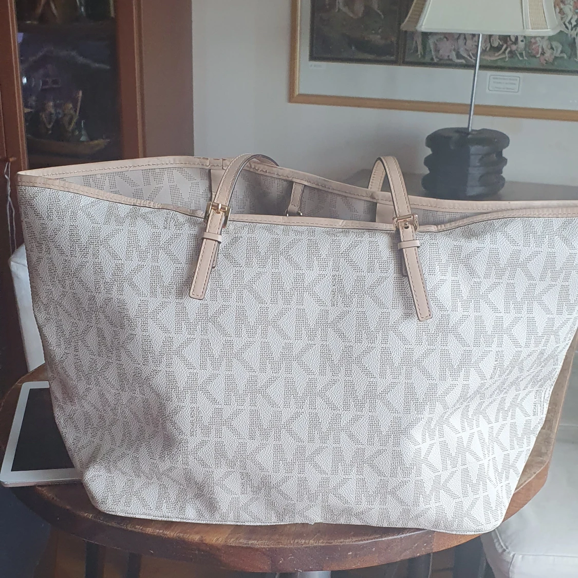 Äkts mk tote väska