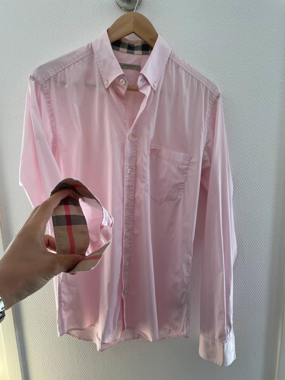 Rosa Burberry Skjorta