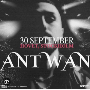 ANT wan  - Ant wan konsertbiljetter 2 platser bredvid varandra i sektion c23🫶🏽Skickas genom AXS appen!