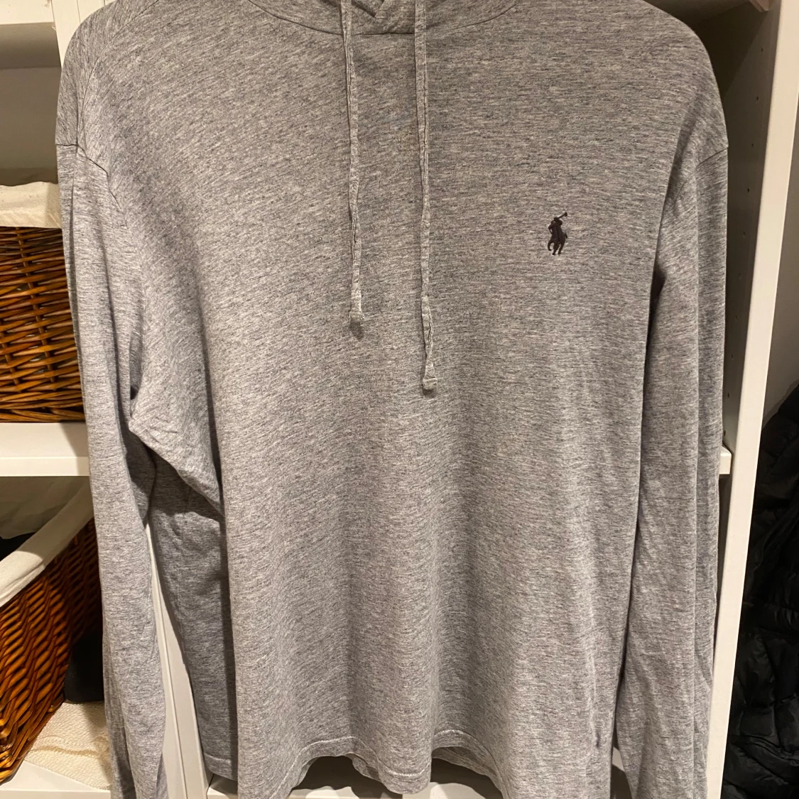 Grå hoodie från Polo Ralph Lauren