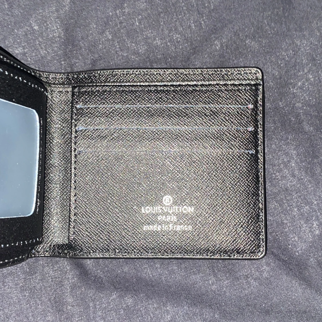 Svart grå Plånbok  - 4