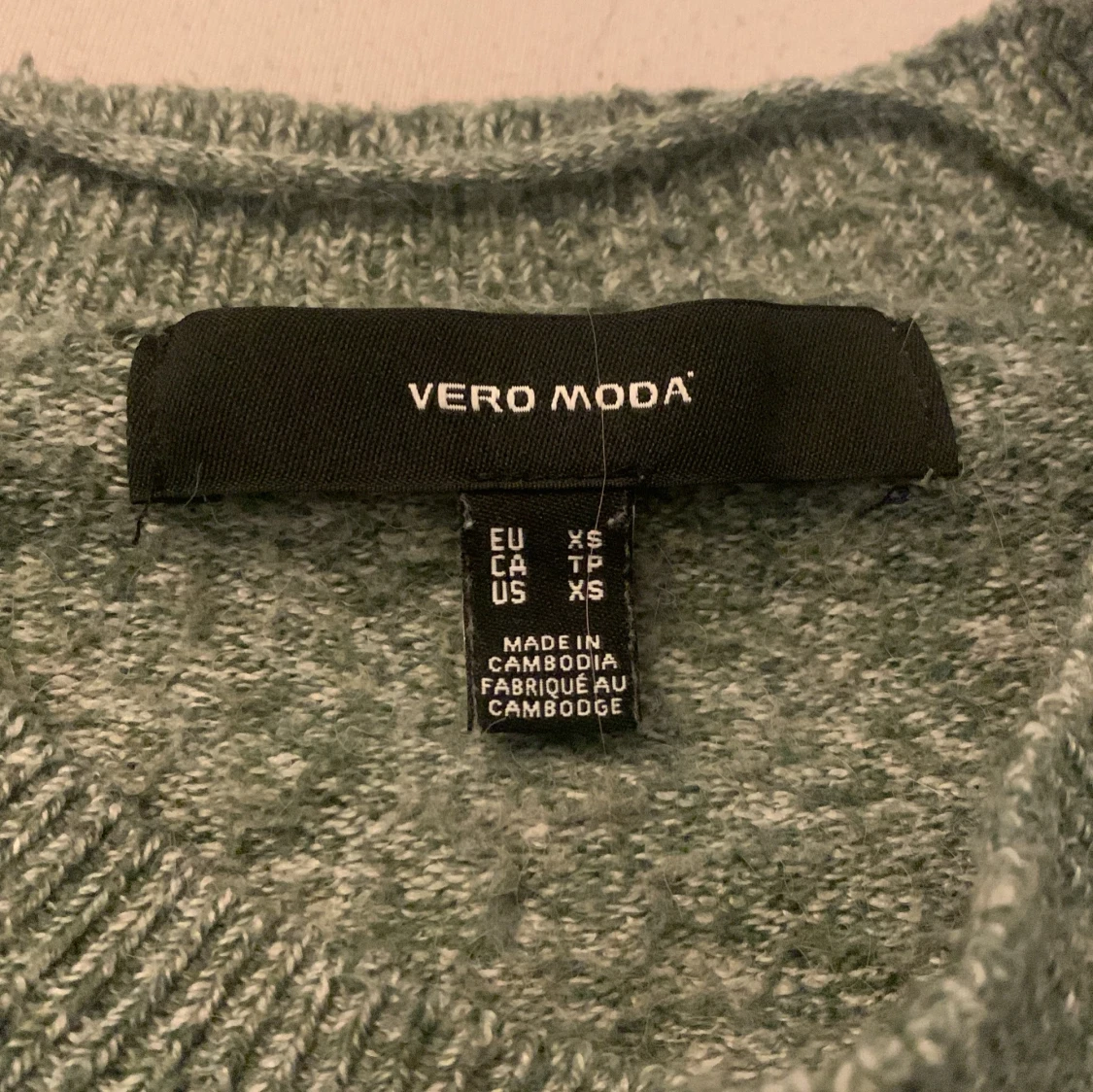 Grön stickad tröja från Vero Moda - 1