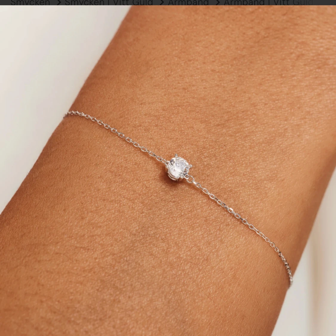 Isabell Bernard halsband armband, Vitt guld!! - 2