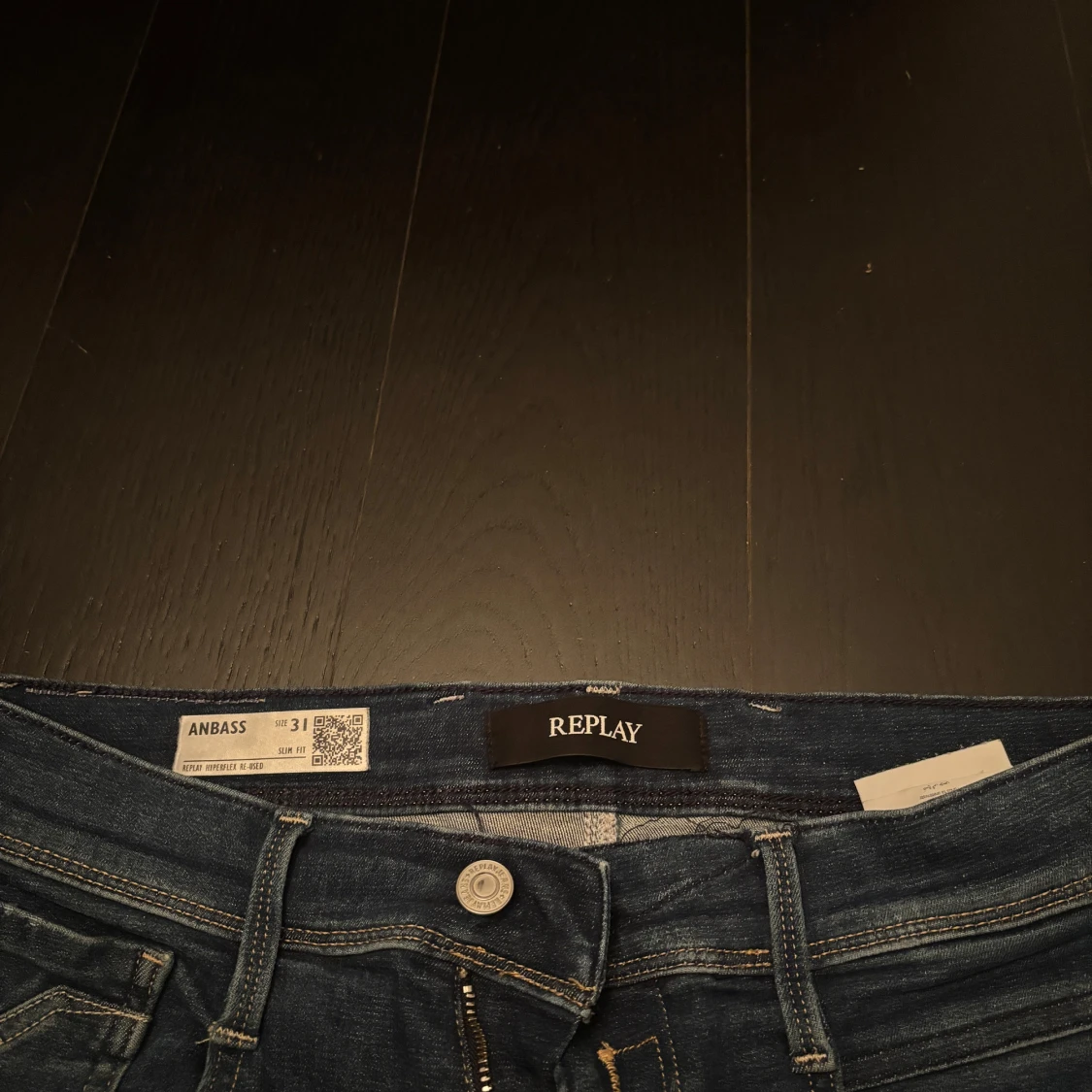 Blå Replay Hyperflex jeans  - 3