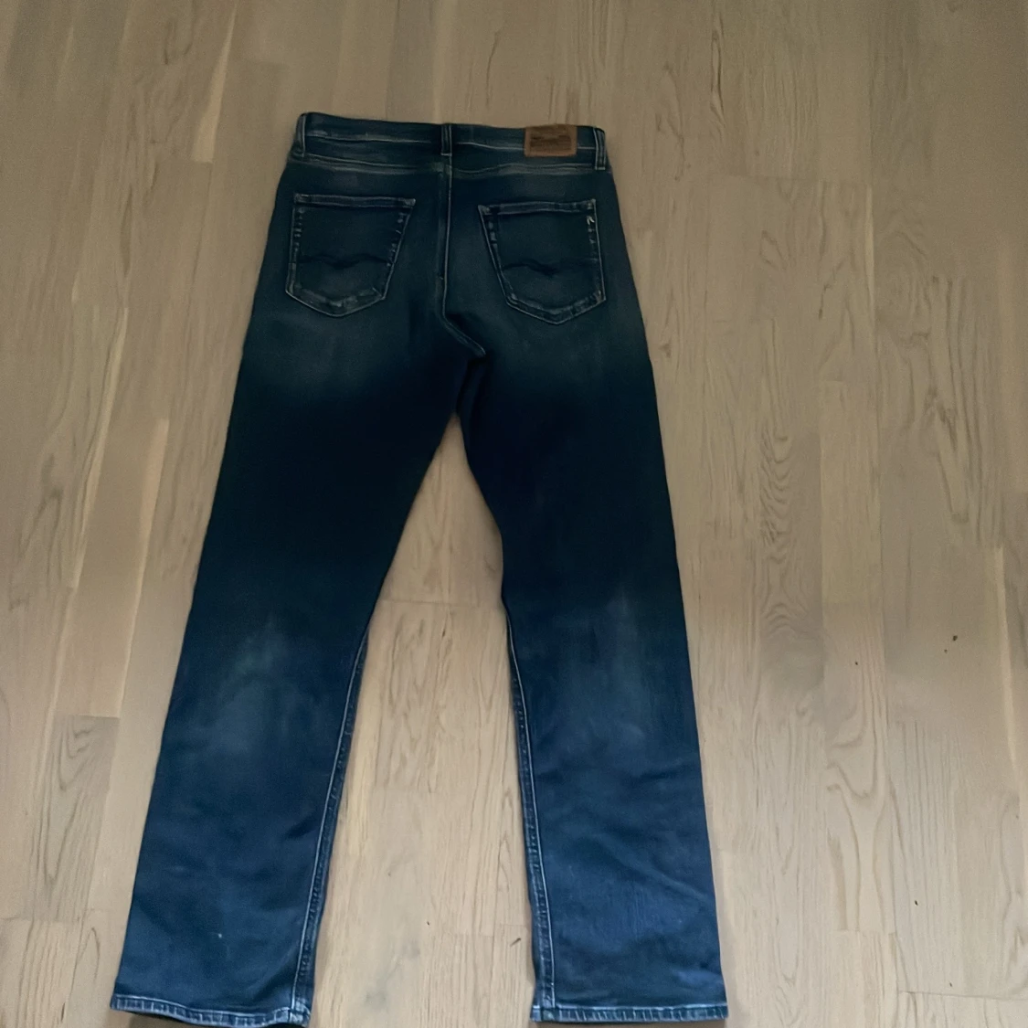 Blå Replay jeansbyxor straight fit - 2