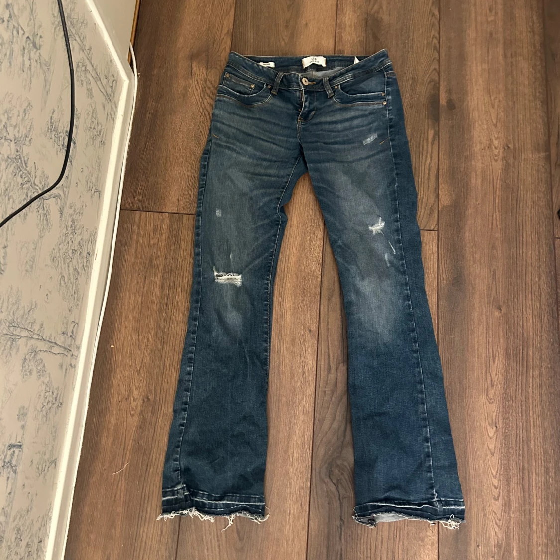 Blå bootcut jeans från LTB - 1