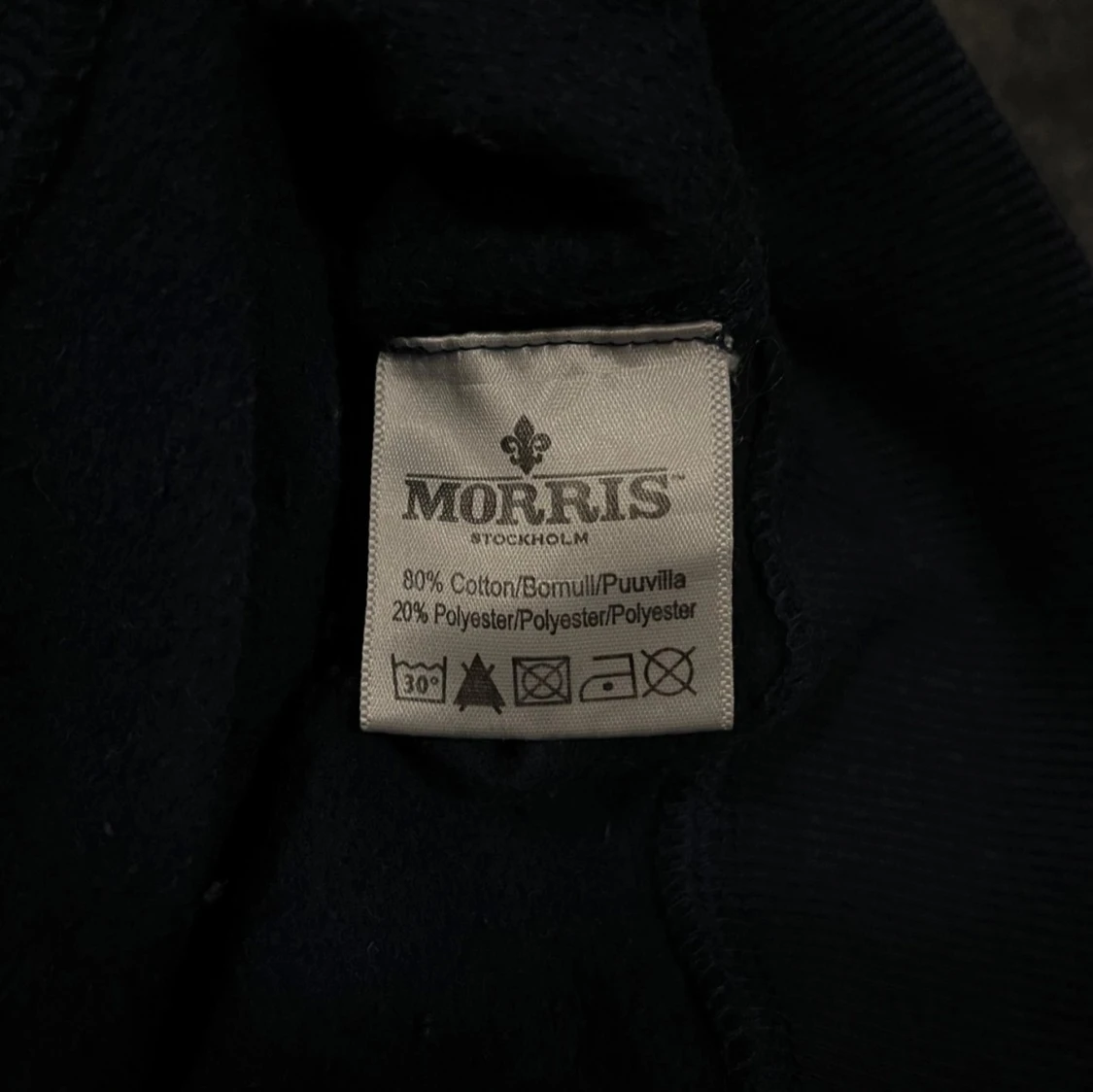 Mörkblå sweatshirt från Morris - 91