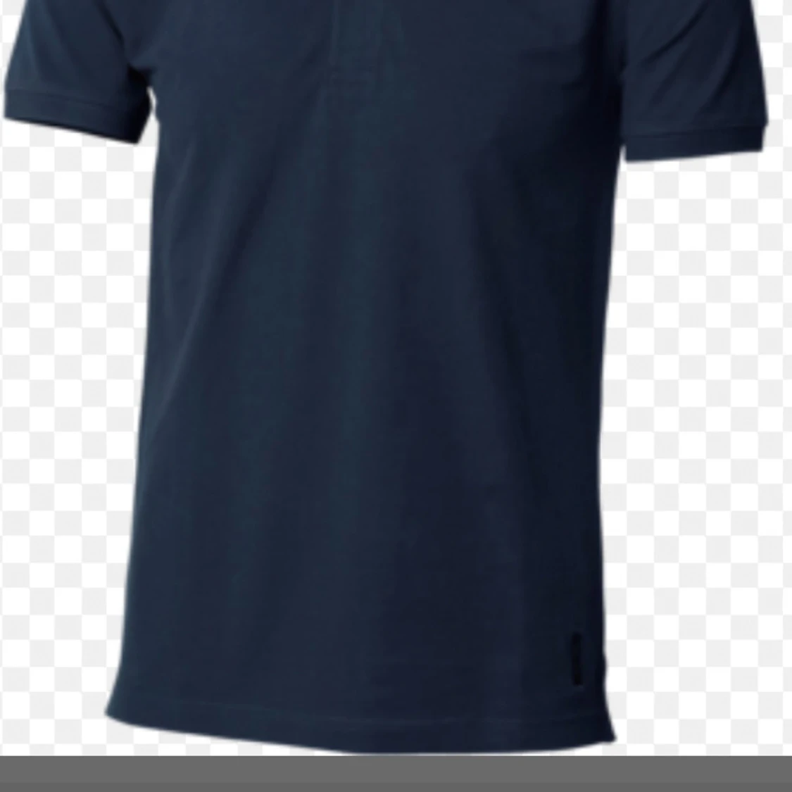 Mörkblå pikétröja - 1