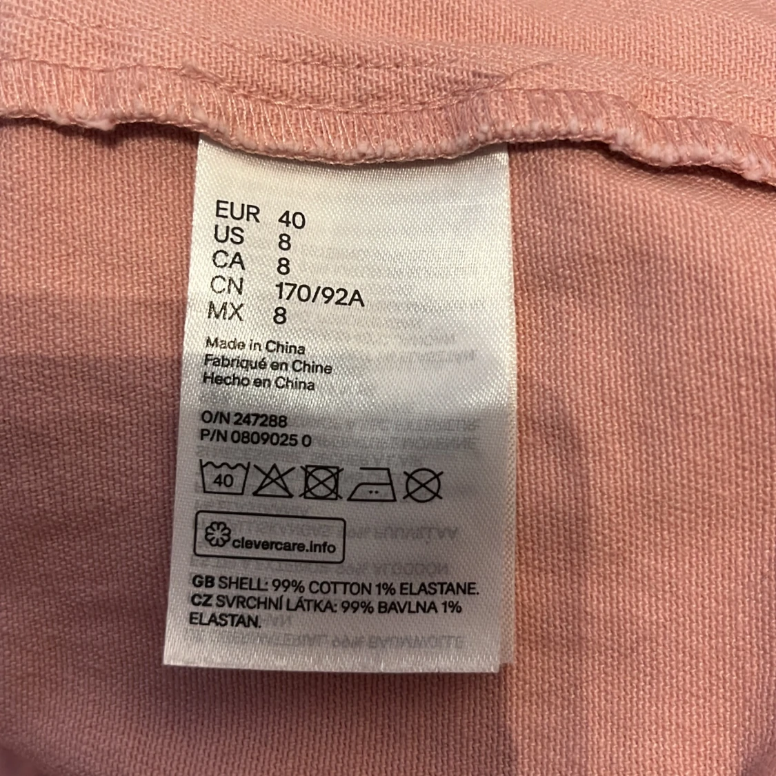 Ljusrosa kort klänning från H&M Divided - 3