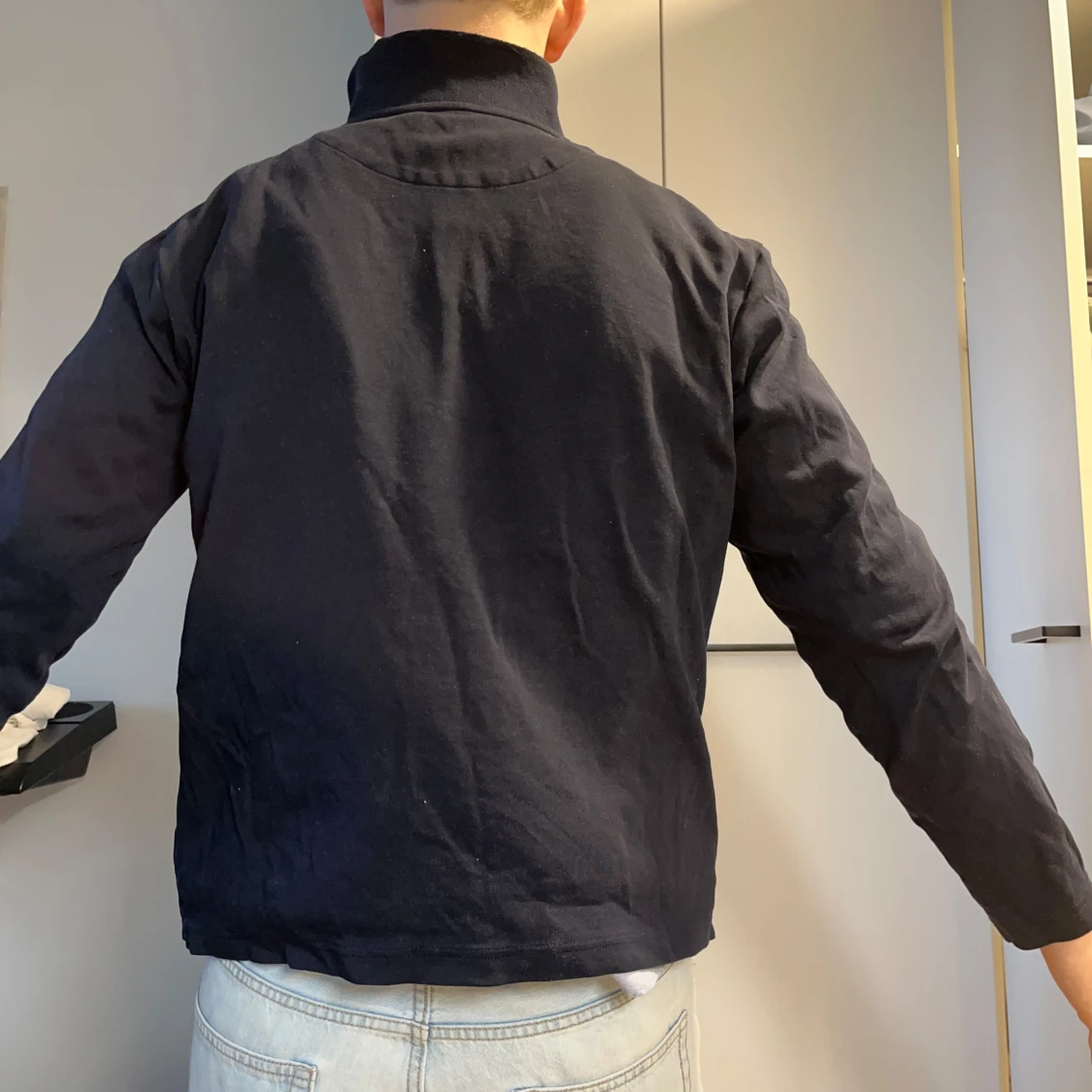 Quarter zip mörkblå  - 2