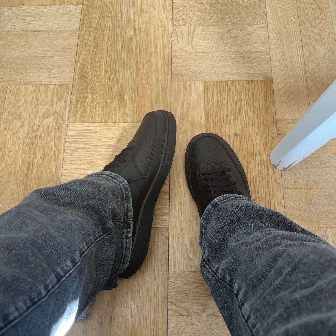 Svarta Nike sneakers Air Force - 1