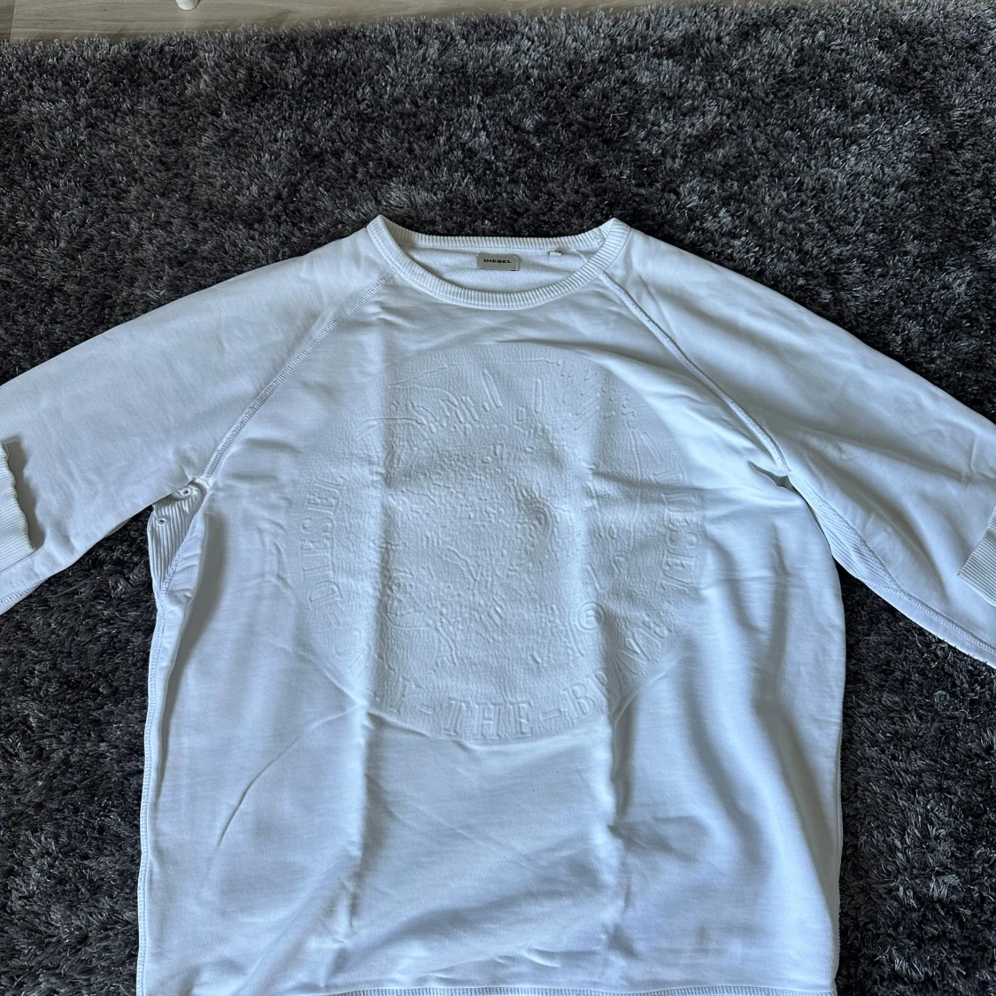 Vit långärmad tröja från Diesel 