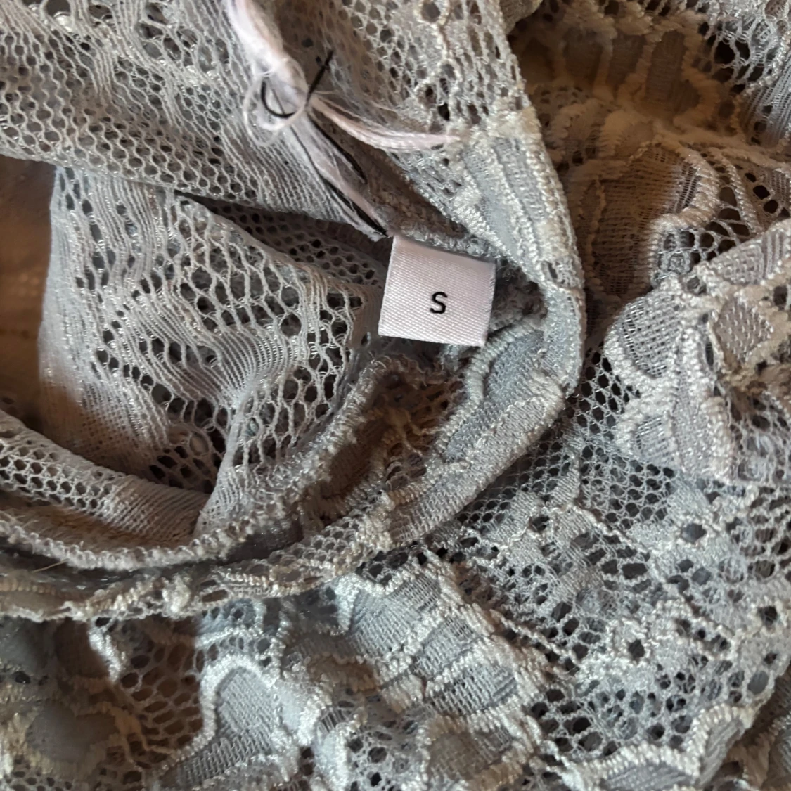 Ljusblå spetstopp - 1