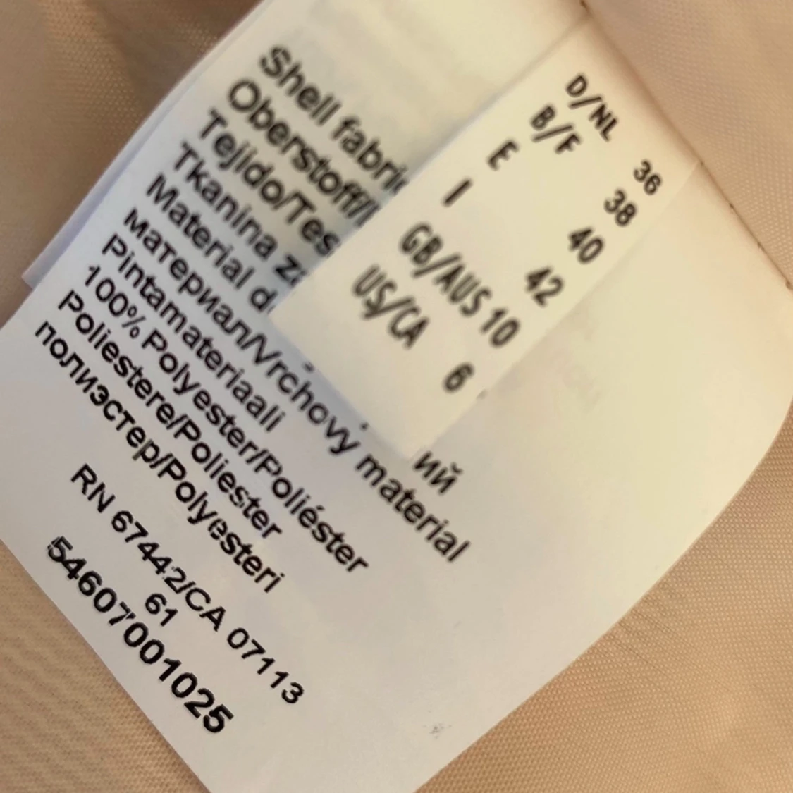 Beige teddyjacka från KS.selection stl 38 - 3