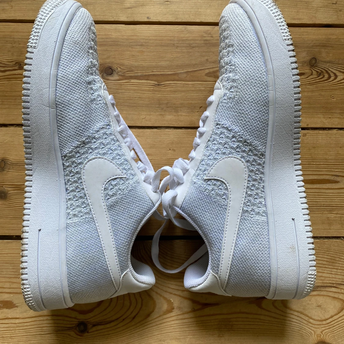 Vita Nike Air Force 1 Flyknit sneakers - 2
