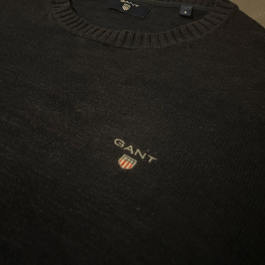 Svart stickad tröja från GANT - 3