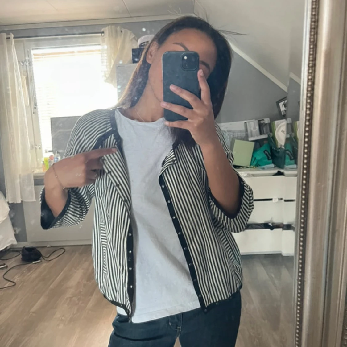 Trekvarts ärmad kofta/jacka - 1